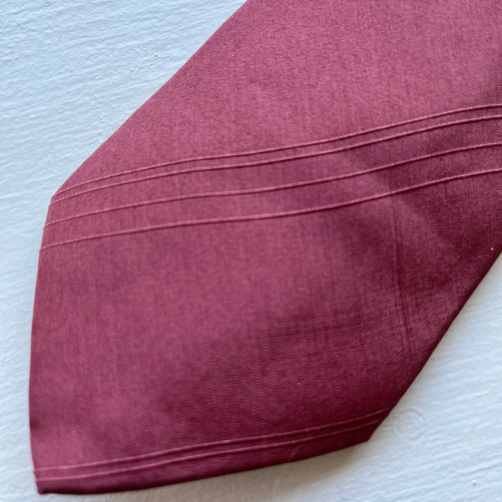 Paco Rabanne Paris Men's Dusty Pink Silk Tie Made in Italy Dress Necktie